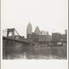 Pittsburgh waterfront. Monongahela and Allegheny Rivers, Pennsylvania