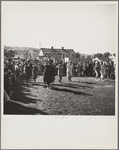 Egg and spoon race at the first Westmoreland Fair, Pennsylvania