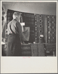 Part of the weaving exhibit prepared by the Westmoreland Homesteaders for their first fair. Pennsylvania