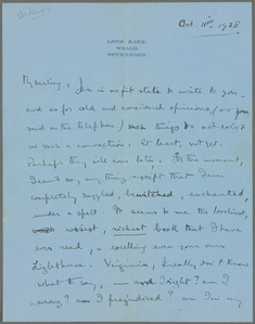 Vita Sackville-West collection of papers
