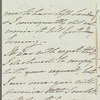 Henry Unwin Addington to Jane Porter, autograph letter signed
