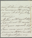 Henry Unwin Addington to Jane Porter, autograph letter signed