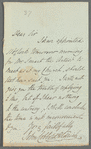 John Cobbold Aldrich to "Dear Sir," autograph letter signed