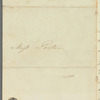 A. Andrault to Jane Porter, autograph letter signed