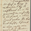 [Antroleus?] to Jane Porter, autograph letter signed
