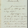 [A-----y?] to Jane Porter, autograph letter signed