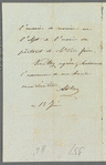 [A-----y?] to Jane Porter, autograph letter signed