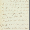 Mary [Arundell?] to Miss Porter, autograph letter signed
