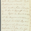 Mary [Arundell?] to Miss Porter, autograph letter signed