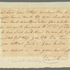 Charlotte [Badeley?] to unidentified recipient, autograph letter signed (incomplete?)