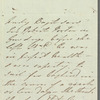Mary Charlotte Anne Bagot to Jane Porter, autograph letter third person