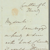 [Bonneli?] to "My dear sir," autograph letter signed