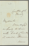 [Bonneli?] to "My dear sir," autograph letter signed