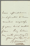 [Bonneli?] to "My dear sir," autograph letter signed
