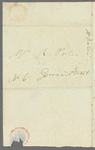 Mr. Braham to Robert Ker Porter, autograph letter third person