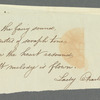 Lady Charlotte Bury, poem