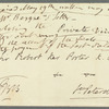 John Brodribb Bergne to Robert Ker Porter, envelope (empty)