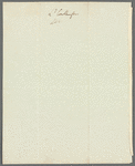 Robert Stewart, Lord Castlereagh to Robert Ker Porter, autograph letter third person