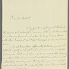 Elizabeth Cathcart, Lady Cathcart to Robert Ker Porter, autograph letter signed