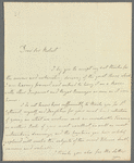 Elizabeth Cathcart, Lady Cathcart to Robert Ker Porter, autograph letter signed