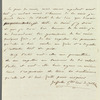 [Louise-Cordélia-Eucharis Greffulhe, Comtesse de Castellane?] to [Jane Porter?], autograph letter signed