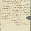 Mary Campbell to Jane Porter, autograph letter signed