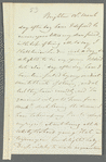 Charles William Doyle to Jane Porter, autograph letter signed