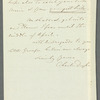 Charles William Doyle to Jane Porter, autograph letter signed