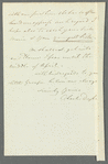 Charles William Doyle to Jane Porter, autograph letter signed