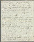 C----- D----- to Mrs. Porter, autograph letter signed