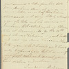 Adelaide De Camp to Anna Maria, autograph letter signed
