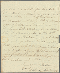 Adelaide De Camp to Anna Maria, autograph letter signed