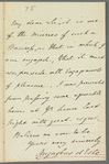 Augustus Frederick D'Este to "My dear Sir," autograph letter signed