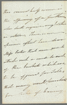 Mary Day to Jane Porter, autograph letter signed