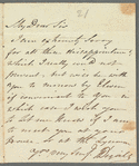 [James T. Hervé d'Egville?] to Robert Ker Porter, autograph letter signed