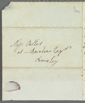 Lady Sophia Fitzgerald to Jane Porter, autograph letter signed