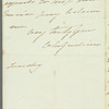 Caroline Mary Gardiner, Lady Gardiner to Jane Porter, autograph letter signed