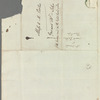 Thomas Harris to Anna Maria Porter, autograph letter signed