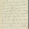 A. [H----] to Anna Maria Porter, autograph letter signed