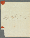 A. [H----] to Anna Maria Porter, autograph letter signed