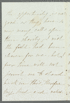 Sarah Hazard to [Jane Porter?], autograph letter signed