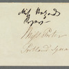 Sarah Hazard to [Jane Porter?], autograph letter signed