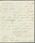 Dorothy Jordan to Anna Maria Porter, autograph letter signed
