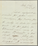 Dorothy Jordan to Anna Maria Porter, autograph letter signed