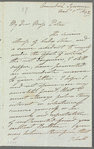 Dorothy Jordan to Anna Maria Porter, autograph letter third person