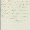 Dorothy Jordan to Anna Maria Porter, autograph letter signed