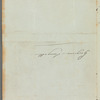 Sophia Karamzin to Georgiana [Sconyall?], autograph letter signed