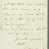 Lady Caroline Lamb to Miss Porter, autograph letter signed