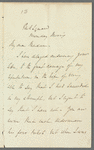 Sir Peter Laurie to Jane Porter, autograph letter signed