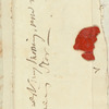 Matthew Gregory Lewis to "My dear aunt," autograph letter (fragment) signed